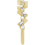 14K Yellow 1/3 CTW Natural Diamond Anniversary Band