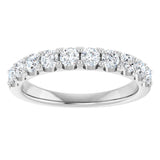 14K White 3/4 CTW Lab-Grown Diamond Anniversary Band