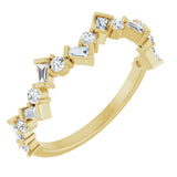 14K Yellow 1/3 CTW Natural Diamond Anniversary Band