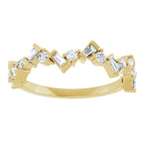 14K Yellow 1/3 CTW Natural Diamond Anniversary Band