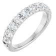 14K White 9/10 CTW Natural Diamond Anniversary Band