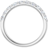 14K White 3/4 CTW Lab-Grown Diamond Anniversary Band