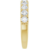 14K Yellow 9/10 CTW Natural Diamond Anniversary Band
