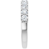 14K White 3/4 CTW Natural Diamond Anniversary Band