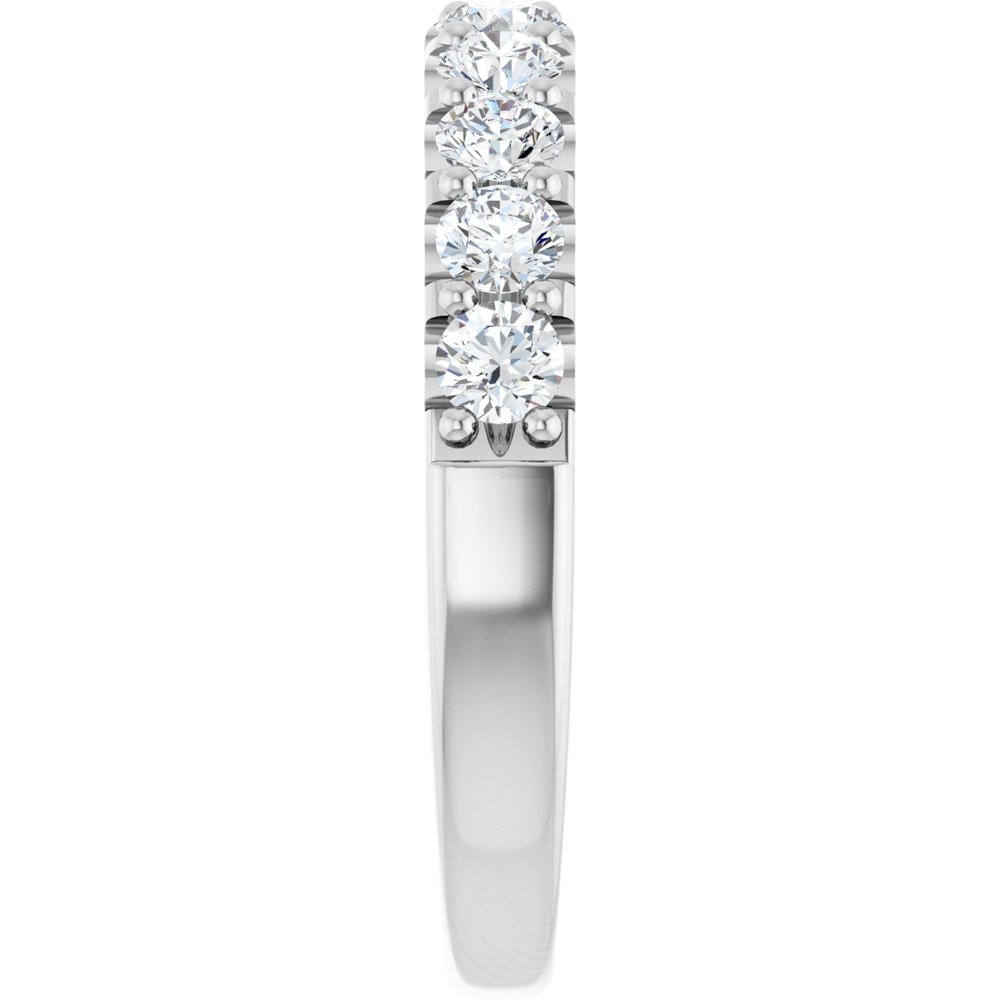 14K White 3/4 CTW Lab-Grown Diamond Anniversary Band