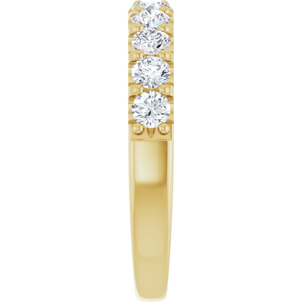 14K Yellow 3/4 CTW Natural Diamond Anniversary Band