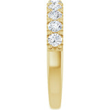 14K Yellow 3/4 CTW Natural Diamond Anniversary Band