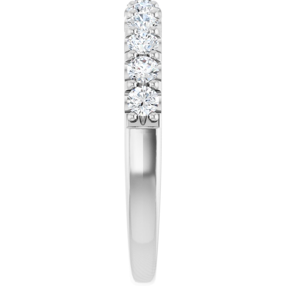 Platinum 1/2 CTW Natural Diamond Anniversary Band