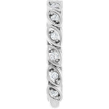 14K White 1/5 CTW Lab-Grown Diamond Anniversary Band