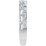 14K White 7/8 CTW Lab-Grown Diamond Double Row Anniversary Band