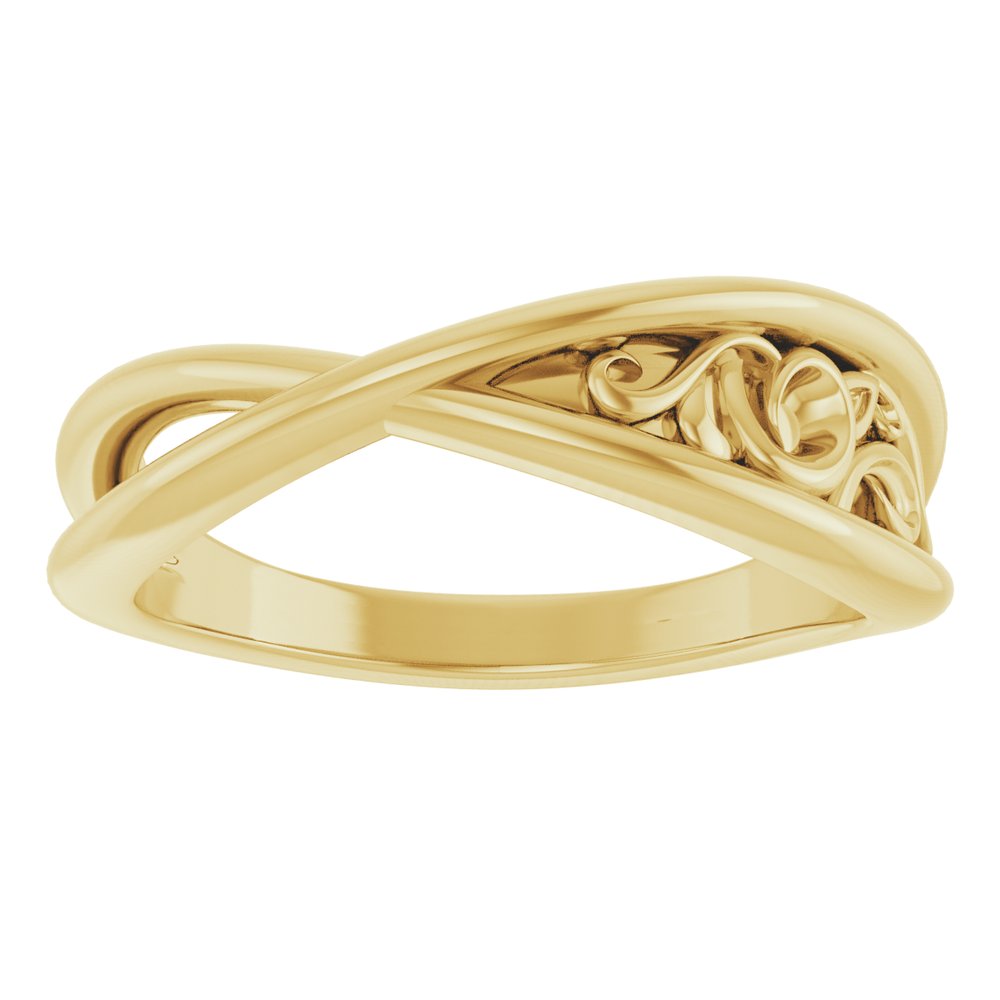 14K Yellow Sculptural Ring