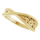 14K Yellow Sculptural Ring