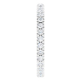 14K White 5/8 CTW Natural Diamond Eternity Band
