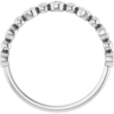 14K White 1/5 CTW Natural Diamond Anniversary Band