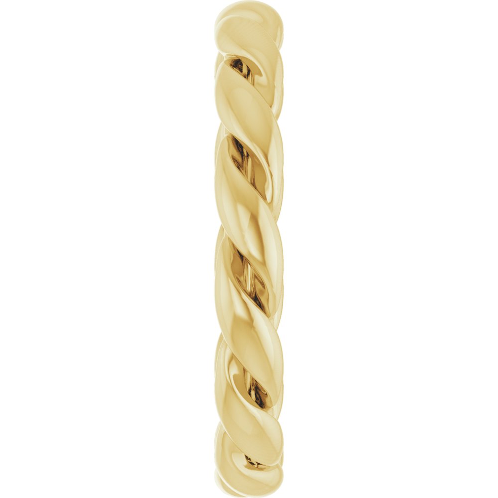 14K Yellow Gold 2.8 mm Rope Band Size 7