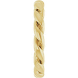 14K Yellow Gold 2.8 mm Rope Band Size 7