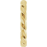 14K Yellow 2.8 mm Rope Band Size 7
