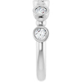 14K White Gold 1/2 CTW Lab-Grown Diamond  Anniversary Band