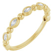 14K Yellow Gold 1/5 CTW Natural Diamond Anniversary Band
