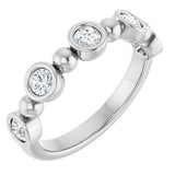 14K White Gold 1/2 CTW Lab-Grown Diamond  Anniversary Band