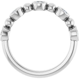 14K White Gold 1/2 CTW Lab-Grown Diamond  Anniversary Band