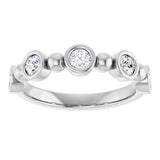 14K White Gold 1/2 CTW Lab-Grown Diamond  Anniversary Band