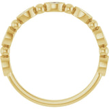 14K Yellow Gold 1/5 CTW Natural Diamond Anniversary Band