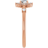 14K Rose Gold 3/8 CTW Natural Diamond Ring
