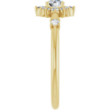 14K Yellow 3/8 CTW Natural Diamond Ring