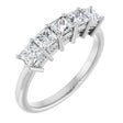 Platinum 1 CTW Natural Diamond Anniversary Band