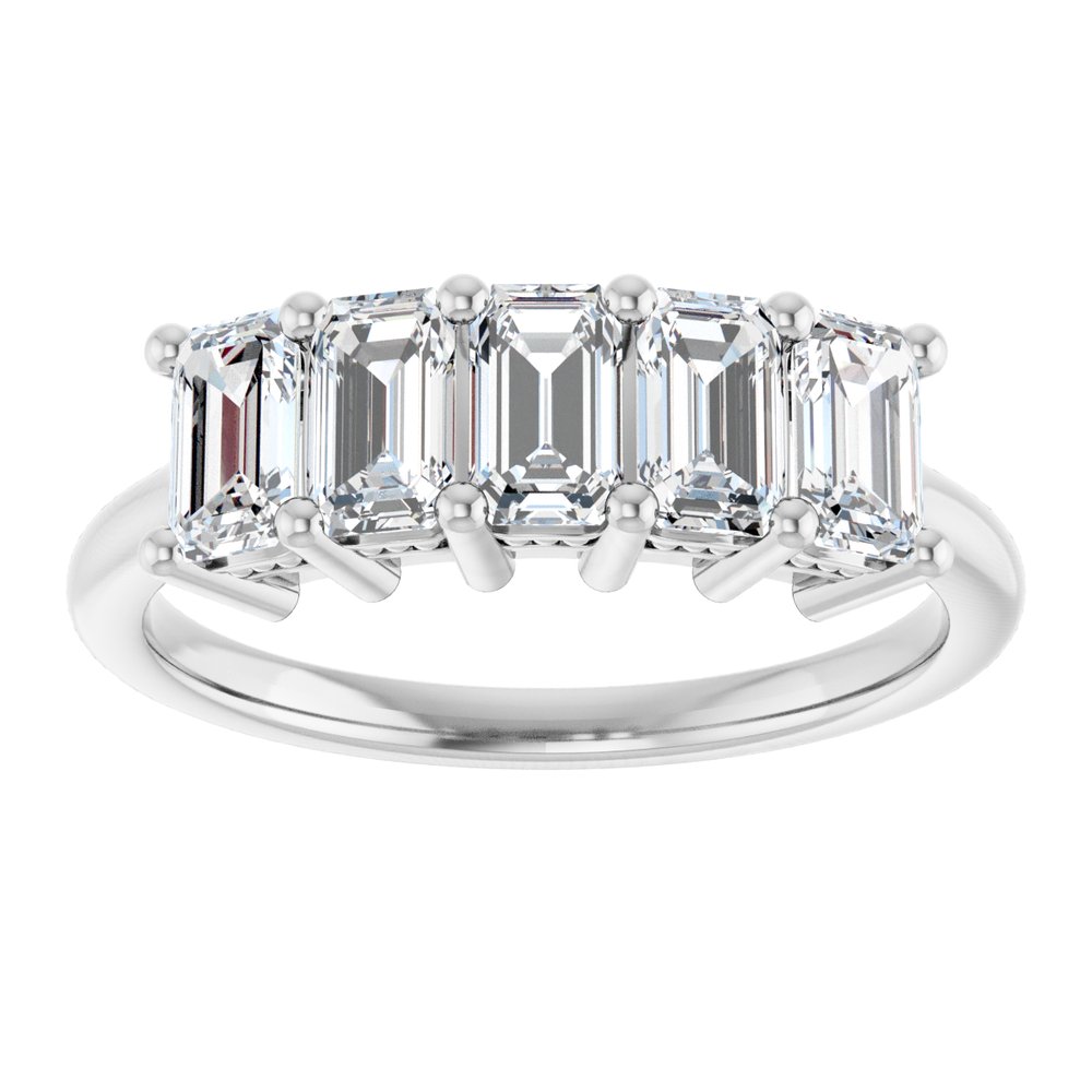 14K White Gold 1 3/4 CTW Lab-Grown Diamond Anniversary Band