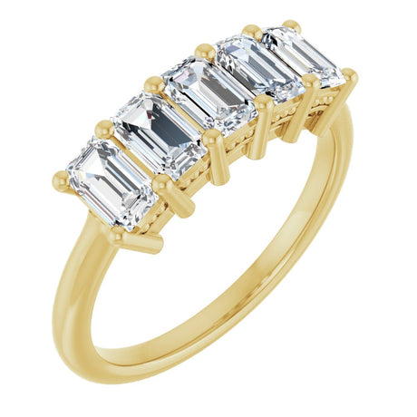 14K Yellow Gold 1 3/4 CTW Lab-Grown Diamond Anniversary Band