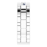 14K White 5/8 CTW Natural Diamond Band