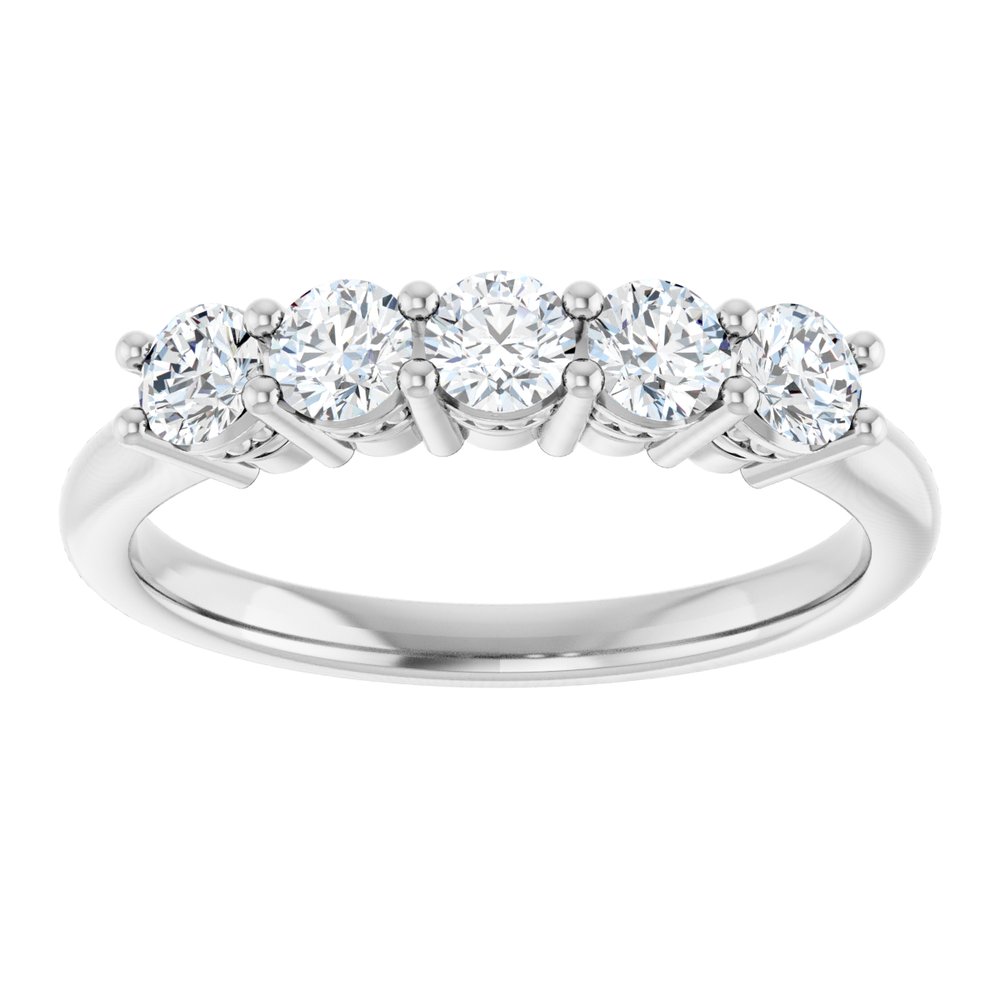 14K White 1/6 CTW Lab-Grown Diamond Anniversary Band