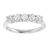 14K White 1/6 CTW Lab-Grown Diamond Anniversary Band