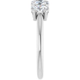 14K White Gold 9/10 CTW Lab-Grown Diamond Anniversary Band