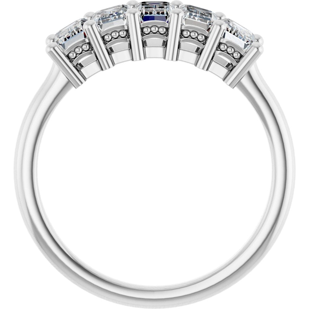 14K White Gold 1 3/4 CTW Lab-Grown Diamond Anniversary Band