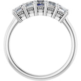 14K White Gold 1 3/4 CTW Lab-Grown Diamond Anniversary Band