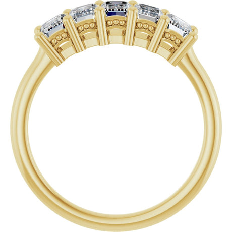 14K Yellow Gold 1 3/4 CTW Lab-Grown Diamond Anniversary Band