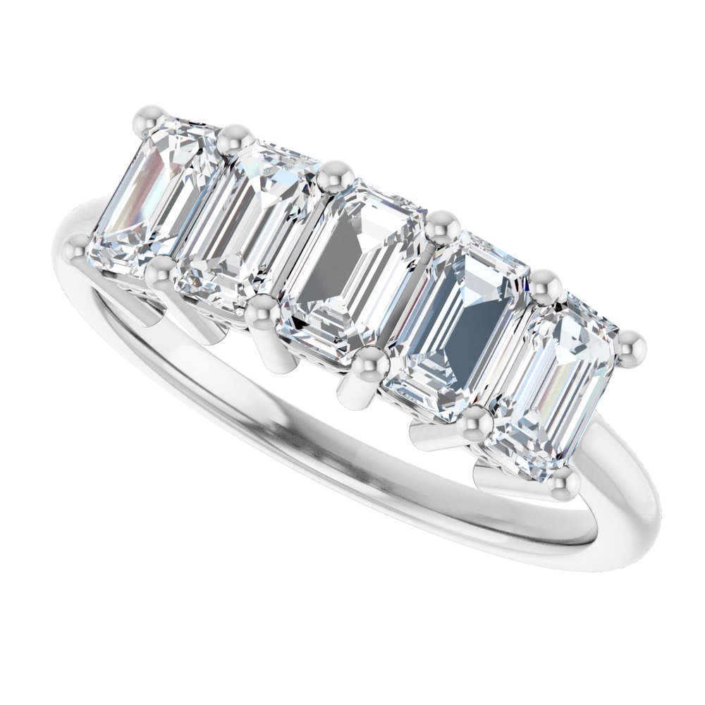 14K White Gold 1 3/4 CTW Lab-Grown Diamond Anniversary Band