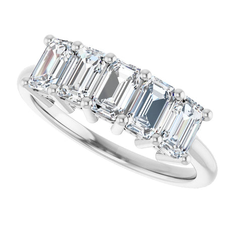 14K White Gold 1 3/4 CTW Lab-Grown Diamond Anniversary Band