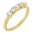 14K Yellow 1/3 CTW Natural Diamond Anniversary Band