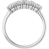 14K White 1/6 CTW Lab-Grown Diamond Anniversary Band