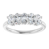 14K White Gold 9/10 CTW Lab-Grown Diamond Anniversary Band