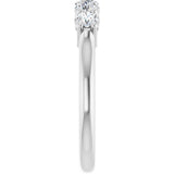 14K White 1/6 CTW Lab-Grown Diamond Anniversary Band