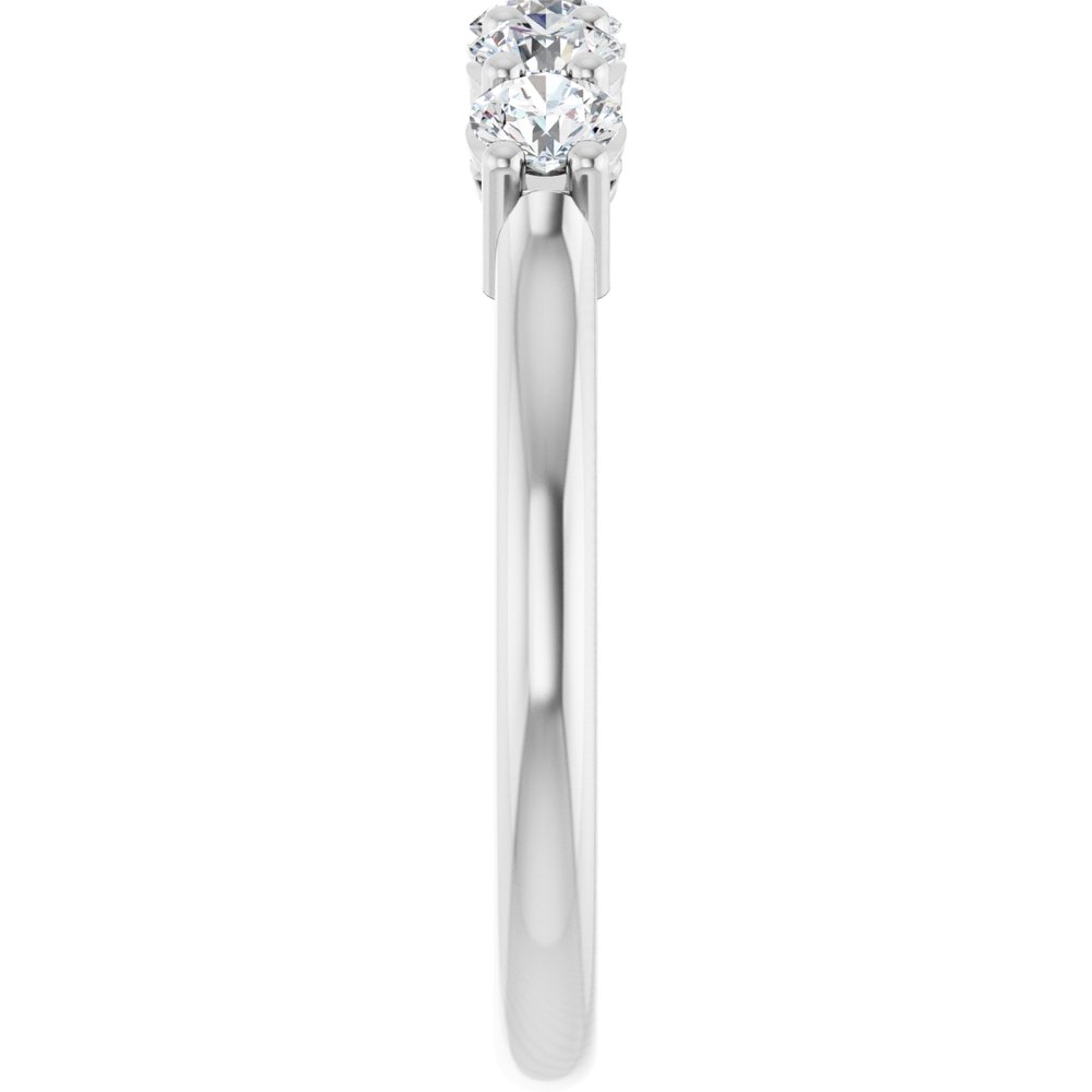 14K White Gold 1/2 CTW Lab-Grown Diamond  Anniversary Band