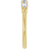 14K Yellow Gold 1/6 CTW Natural Diamond Anniversary Band