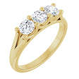 14K Yellow 3/4 CTW Natural Diamond Anniversary Band 