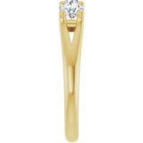 14K Yellow 3/4 CTW Natural Diamond Anniversary Band