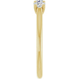 14K Yellow 1/2 CTW Natural Diamond Anniversary Band